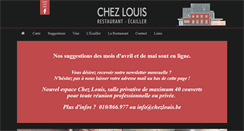 Desktop Screenshot of chezlouis.be